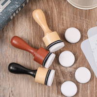 1 Pegangan Kayu Spons Pewarna Alat Stensil Pewarna Kerangka Bahan Pewarna Buku Panduan