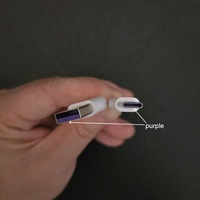 Cables de Datos USB a USB Tipo C, Portátiles, Cortos de 20 cm, Ultraligeros, Mini, con Supercarga de 5A
