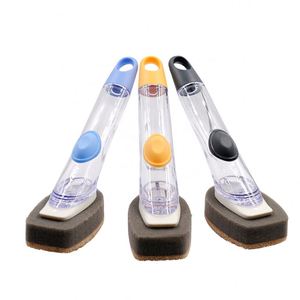 Hot Sale <strong>New</strong> Product Kitchen <strong>Dishwashing</strong> Brush Tool Dish Wand Plastic Decontamination Sponge Cleaning Brushes - Product Image 3