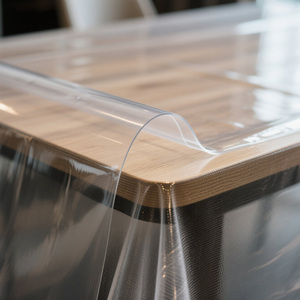 Pellicola trasparente Super trasparente in <span class=keywords><strong>Pvc</strong></span> utilizzata per la produzione di tovaglie trasparenti in <span class=keywords><strong>Pvc</strong></span> - Product Image 1