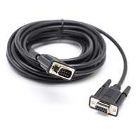 Câble d'extension professionnel personnalisé DB9pin mâle vers DB9pin mâle, câble RS232