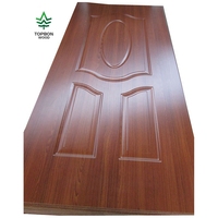 Revêtement de porte en mélamine, revêtement de porte moulé en HDF, fabricant chinois