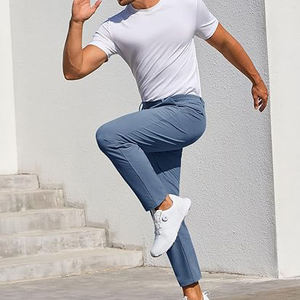 Pantalones de Golf Casuales de Alta Calidad al por Mayor, Logotipo Bordado Personalizado, OEM ODM, Transpirables, de Secado Rápido, Ligeros, para Hombre - Product Image 3