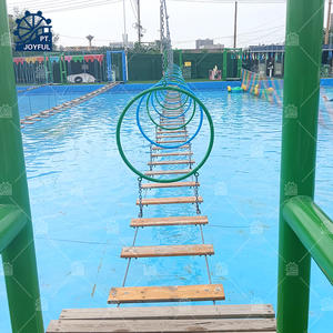 Joyful <b>Water</b> Obstacle Course Combo for Kids Adults-<b>Water</b> <b>Floating</b>/Suspension/Swing Bridges 500kg Capacity Home Use Amusement - Product Image 5