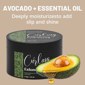 Crème hydratante personnalisée pour les cheveux avec marque privée et huile <span class=keywords><strong>essentielle</strong></span> d'avocat pour une brillance éclatante, réduit les frisottis, les cheveux bouclés lisses - Product Image 1