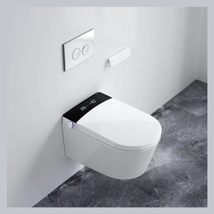 <strong>Electric</strong> WC Foot Sensor <strong>Automatic</strong> <strong>Bidet</strong> Flush Bathroom Wall Hung Intelligent Smart <strong>Toilet</strong> - Product Image 1
