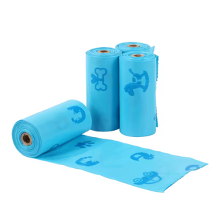 Venta caliente de alta calidad logotipo personalizado impreso biodegradable perrito bolsas de basura ecológicas bolsas de caca de perro al por mayor perro de plástico - Product Image 1