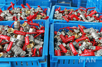 Vanne à bille en laiton IFAN haute pression, filetage NPT BSP, forgée, manuelle, hydraulique