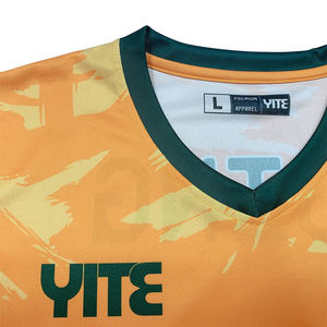 Seragam Sepak Bola Hijau Kustom untuk Dewasa Set Jersey Sepak Bola Berkualitas Tinggi Penjualan Terlaris Seragam Sepak Bola - Product Image 4