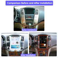 Radio para coche Lexus RX RX300 RX330 RX350 RX400H 2004-2008, reproductor Multimedia, navegación GPS, estéreo automático, Carplay inalámbrico