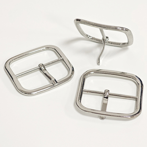 Fibbia per Cintura Quadrata di Alta Qualità da 1,36 Pollici Placcata Argento, Fibbia Metallica Regolabile con Perno per Accessori Hardware da Cintura - Product Image 5
