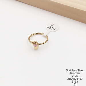 XUPING Jewelry Wholesale Bulk Stainless Steel Cute Children <strong>Kid</strong> Girl Hang <strong>Ring</strong> - Product Image 4