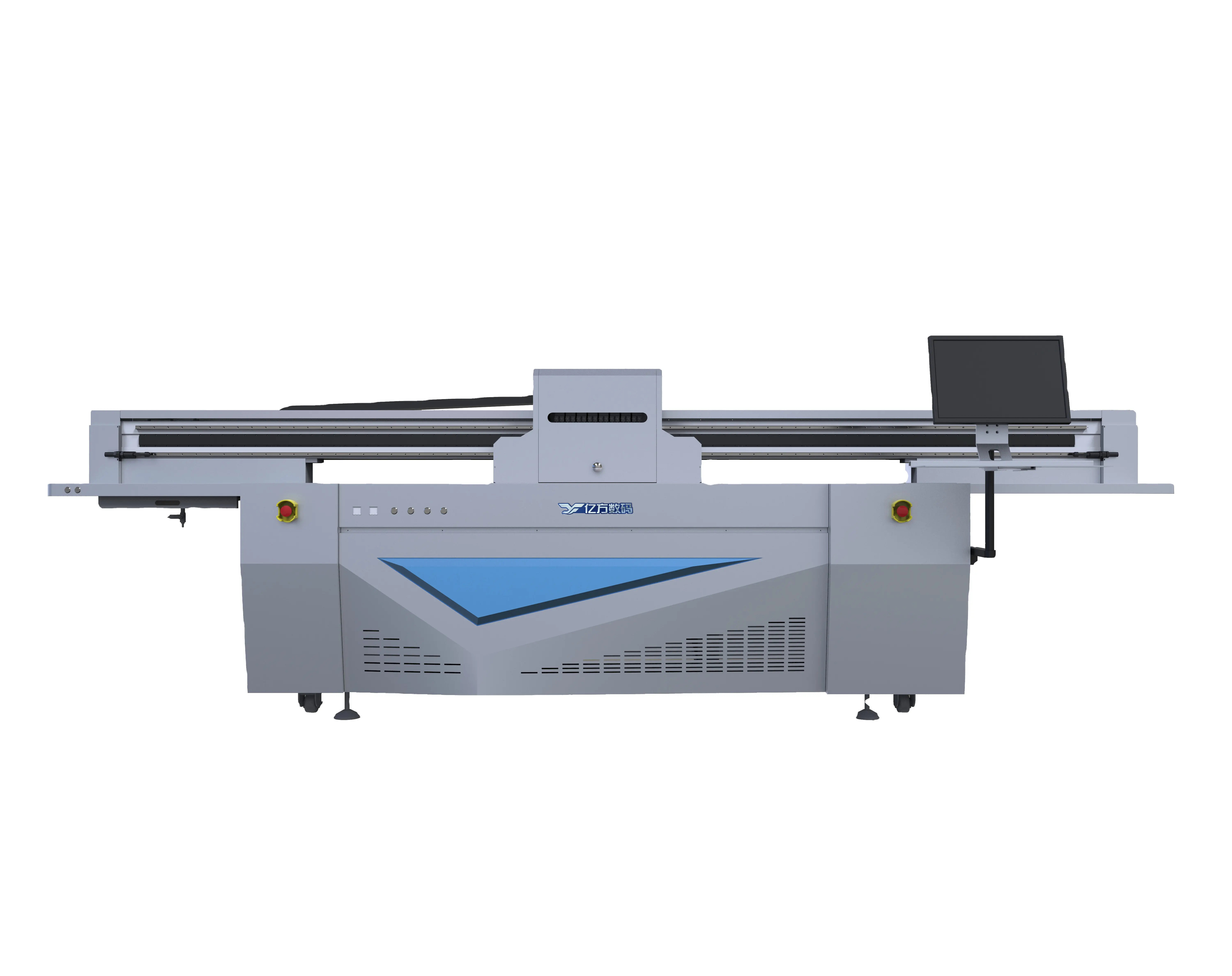 УФ планшетный принтер 2513 для высококачественной УФ-печати, Прямая продажа с фабрики для мателя и ПВХ, печать на стекле