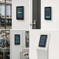 Panel de Control Inteligente para Hogar de 5 Pulgadas con Android 15 RK3566, Montaje en Pared, Pantalla Táctil PoE, Tablet con NFC, RS485 y Red Ethernet Opcionales
