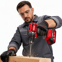 Perceuse-visseuse sans fil ADTO 20V, moteur sans balais, couple élevé 60N.m, 2 vitesses, qualité industrielle pour la fabrication et l'assemblage de métaux