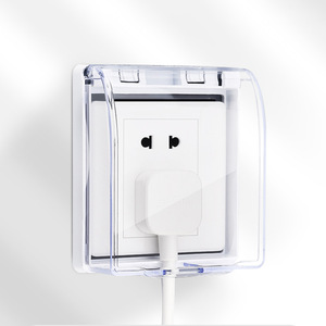 Boîte étanche pour prise murale de type 86, autocollante, IP44, en matériau PC, protection pour salle de bain et toilettes - Product Image 5