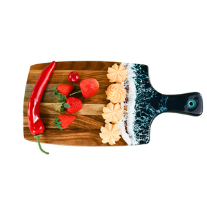 Cá nhân cắt bảng thiết lập từ nhựa epoxy với Đại Dương gỗ màu xanh cắt Board nhựa màu xanh sóng mô hình - Product Image 6