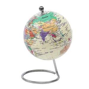 Creatief Nieuwste Ontwerp Premium Kwaliteit Metalen Kantoortafel Decoratieve Globe Met Aluminium Basis Handgemaakte Groothandel In Bulk
