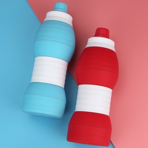 Botella Deportiva Plegable de Silicona de Grado Alimenticio de 600 ml, Suave, Plegable, a Prueba de Fugas, Ecológica, Portátil - Product Image 4