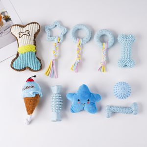 Juego de bolas de cuerda de algodón de mordida de lujo para perros y gatos Juguete para mascotas chirriante Especialista en juguetes transfronterizos Fabricado Nuevo producto - Product Image 6