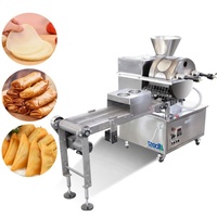 Machine à diviser et à couper la pâte pour rouleaux de printemps, chapatis, rotis, tortillas, samosas, empanadas, momos, et pour la fabrication de feuilles de raviolis, avec fonction de pétrin à pain