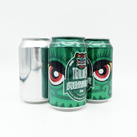 Fabrication de café doré boisson énergisante bière boisson couleur vierge canette et couvercle en aluminium 33cl 355ml 16oz 500ml 1000ml canette standard