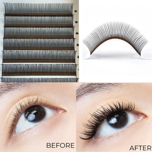 5D Flora fait à la main coréen PBT doux aspect humide cils 0.07mm épaisseur LC & BC Curl-Top Extensions de cils fournisseur - Product Image 2