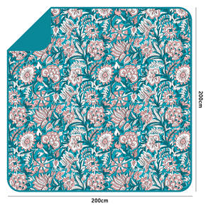 Coperta da Picnic Pieghevole Impermeabile Riciclata con Cinghia Personalizzata e Design Stampato, Tappetino in Plastica di Lusso per Bambini - Product Image 3