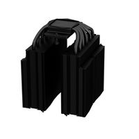 Refroidisseur d'air pour processeur TDP haute performance, 6 caloducs en cuivre à contact direct, 120*120*25mm, roulement fluide, double ventilateurs PWM, multiplateforme