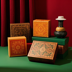 Cajas de Papel Corrugado Personalizadas, Cajas de Avión con Tapa Superior e Inferior, Juegos de Recuerdo con Características Tailandesas, Sobres de Cuerda, Sudeste Asiático - Product Image 5
