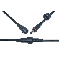 5,5*2,1mm DC Wasserdichter Kabelstecker 5,5*2,5mm DC-Buchse Verlängerungskabel mit Stecker und Buchse