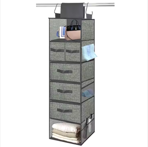 Organizador de Ropa para Armario con Diseño Moderno, con Cinco Cajones Resistentes para Bolsos de Mujer - Product Image 1
