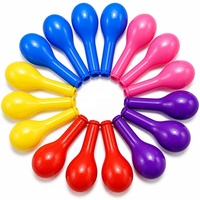 Petit ballon en latex de 5 pouces pour la décoration de fêtes d'anniversaire, de la Saint-Valentin, de Pâques, d'Halloween et de remise de diplôme