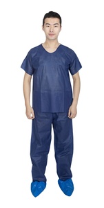 Trajes quirúrgicos para Pacientes médicos, traje quirúrgico con pantalones, SMS, buena protección, uniforme de Hospital, OEM PPE, precio de fábrica - Product Image 5