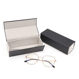 Biểu tượng tùy chỉnh di động hình chữ nhật gấp kính trường hợp kính Mắt kính mát bảo vệ hộp - Product Image 5