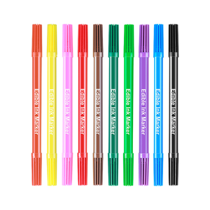Set di 2 Penne Coloranti Riutilizzabili in Plastica Non Tossica a Doppia Punta <span class=keywords><strong>per</strong></span> Disegno, Decorazione <span class=keywords><strong>Torte</strong></span>, Glassatura e Fondente - Product Image 2