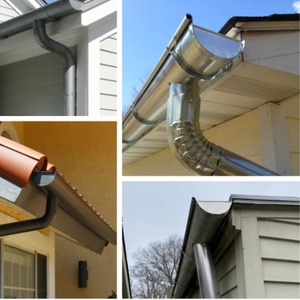 เครื่องขึ้นรูปรางน้ำฝนอัตโนมัติแบบไร้รอยต่อครึ่งวงกลม 380V ใช้งานง่าย - Product Image 5