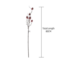 MW76603 Bunga Buatan Berry Poppy Buah Desain Baru Bunga Hias dan Tanaman