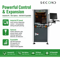 Machine de distribution et de revêtement automatique de colle silicone et de pâte à souder pour PCB, PCBA, EMS, SMT, avec vision CCD 3 axes de haute précision