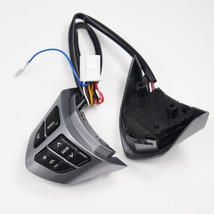 Botones Multifunción para Volante de Suzuki Grand Vitara, Interruptor de Control de Crucero, Plástico Negro Plateado, Estilo Clásico - Product Image 1