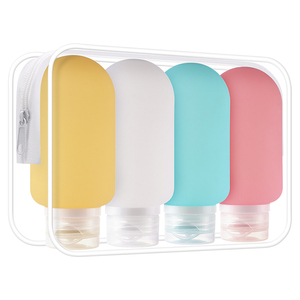 Eco Friendly Bpa Free Silicone <strong>Travel</strong> <strong>Bottles</strong> Set,4 in 1 Refillable TSA Silicone <strong>Travel</strong> <strong>Bottles</strong> Set Containers <strong>for</strong> <strong>Toiletries</strong> - Product Image 2