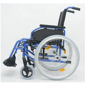 Fauteuil roulant manuel léger en aluminium JUMAO avec repose-jambes amovibles et accoudoirs rabattables pour personnes handicapées, malades et personnes âgées - Product Image 1