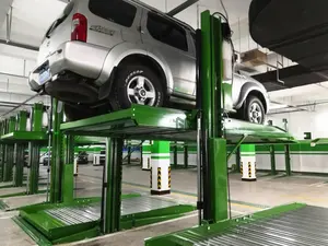 3-Level 2-Post Hydraulic Parking Lift CE Certified