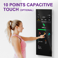 Espejo Inteligente Hiseeview de Pared con Pantalla Táctil Capacitiva Full HD para Fitness, con Función de Compartir Teléfono Inalámbrico y Sistema Dual