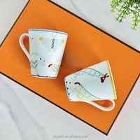 Tasse à bec incliné en porcelaine fine, idéale pour le lait, cadeau de bureau, tasse amusante pour enfants, cadeau d'anniversaire, tasse à café pour meilleur ami