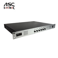 Amplificateur de puissance SD2506 ASCSONIC 6 canaux 1000W 1U léger en métal 4 ohms avec garantie de 2 ans AC 85-265V pour petit haut-parleur