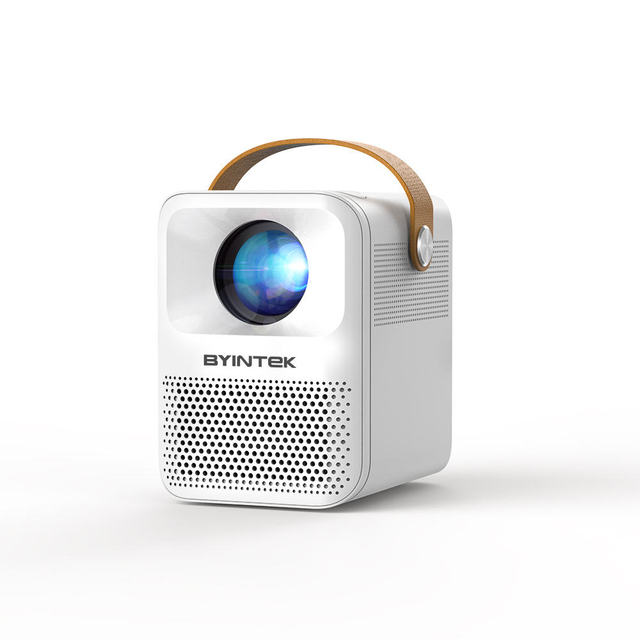 BYINTEK C750 Smart Pico 1080P Projector Full HD Android LCD LED 4K Portable WiFi Beamer With Battery White Black Projectors
