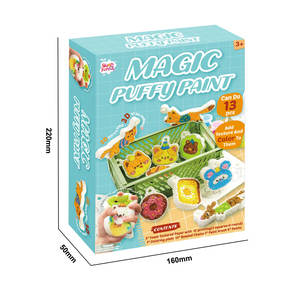 Kit de peinture magique en mousse 3D, marqueurs colorés avec stylo <span class=keywords><strong>aquarelle</strong></span> peinture gonflée toile éponge <span class=keywords><strong>dessin</strong></span> jouets pour enfants - Product Image 2