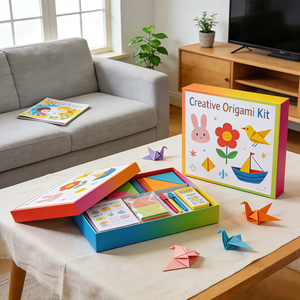 New Arrival Kawaii Origami Book Animal Paper Craft Set Children Handmade Art Book with Step-by-Step Tutorial