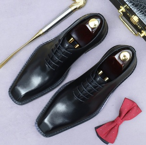 Nuevos Zapatos Casuales de Negocios para Hombre, de Cuero Genuino, con Cordones, Punta Ancha, Suela Gruesa, Transpirables, para Oficina y Carrera Profesional - Product Image 6